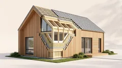 3週間で完成した家：在来工法より早く、木造より断熱性が高く、壁の品質も優れている