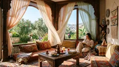 トルコ人女性は「居心地の良さ」の達人：細やかな気配りが、家を温かく、完璧で、雰囲気のある空間にする