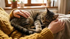 猫が膝の上で寝ているときは絶対にこれをしてはいけない――専門家のアドバイス